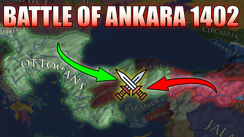 IF Ottomans won against Timurid Empire? Battle of Ankara 1402 - Eu4 Timelapse
