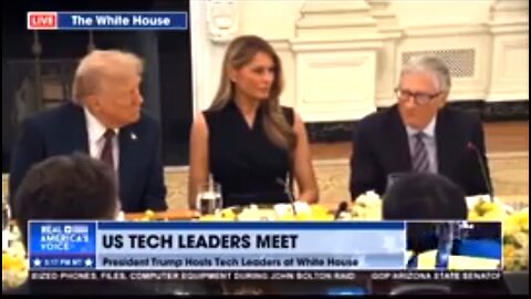 TRUMP HOSTS TECH LEADERS WITH GATES AT THE WHITE HOUSE ✡️