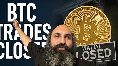 BITCOIN TRADES, STOCKS CLOSED ON THANKSGIVING