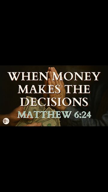 Matthew 6:24 When Money Makes the Decisions