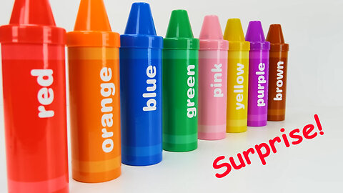 Ultimate Learning Video for Toddlers – Fun Colors with Crayon Surprises!