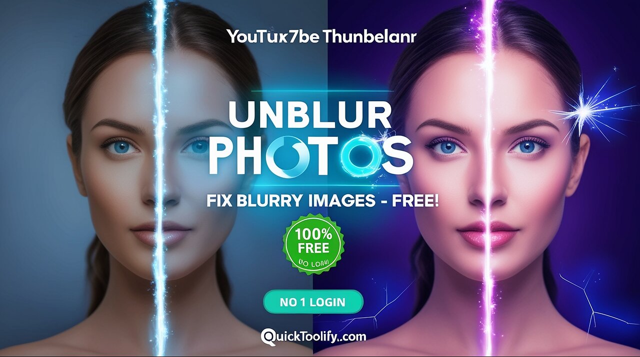 Unblur Your Photos Instantly with FREE AI Tool! 🔥 #unblurimage #aiimageenhancer #quicktoolify