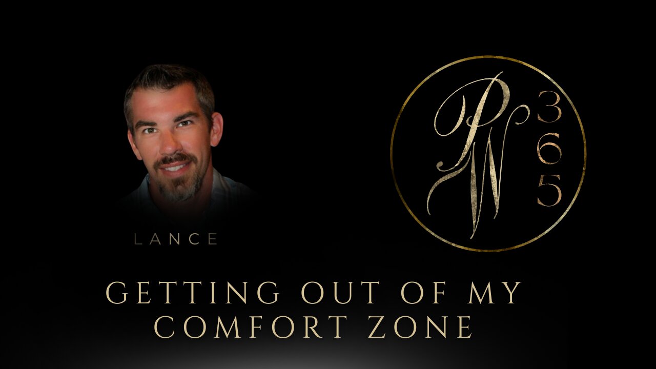 Getting out of my comfort zone