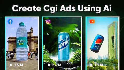 How to Create CGI ADS Using Ai ✨️cgi ads kaise banaye🔥how to create ads with ai