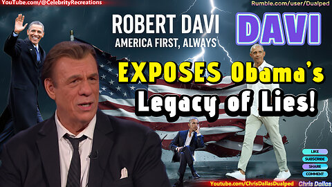 Robert Davi EXPOSES Obama’s Legacy Of Lies With Hardcore Receipts Obama’s Phony Legacy Gets SHREDDED