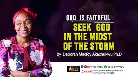 Don t Give up! Seek God in the Midst of the Storm
