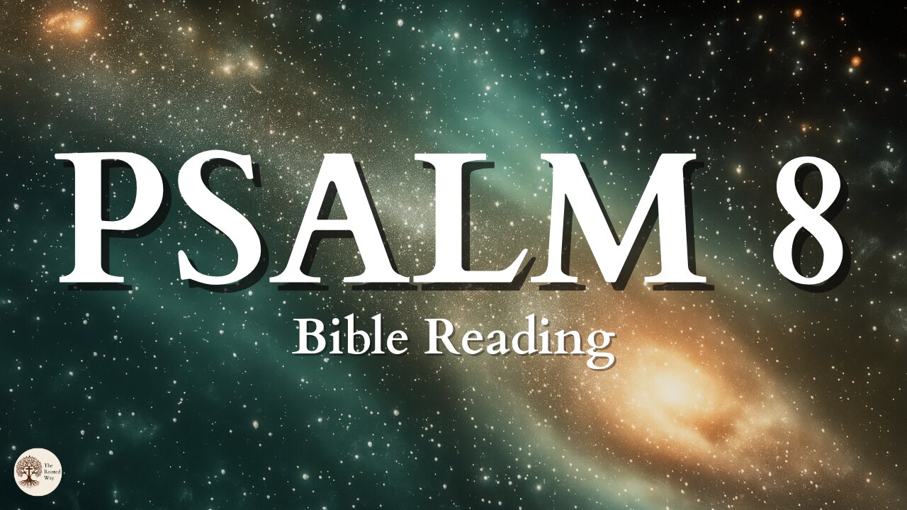Psalm 8 NIV | Peaceful Bible Audio Reading for Stillness and Scripture Meditation