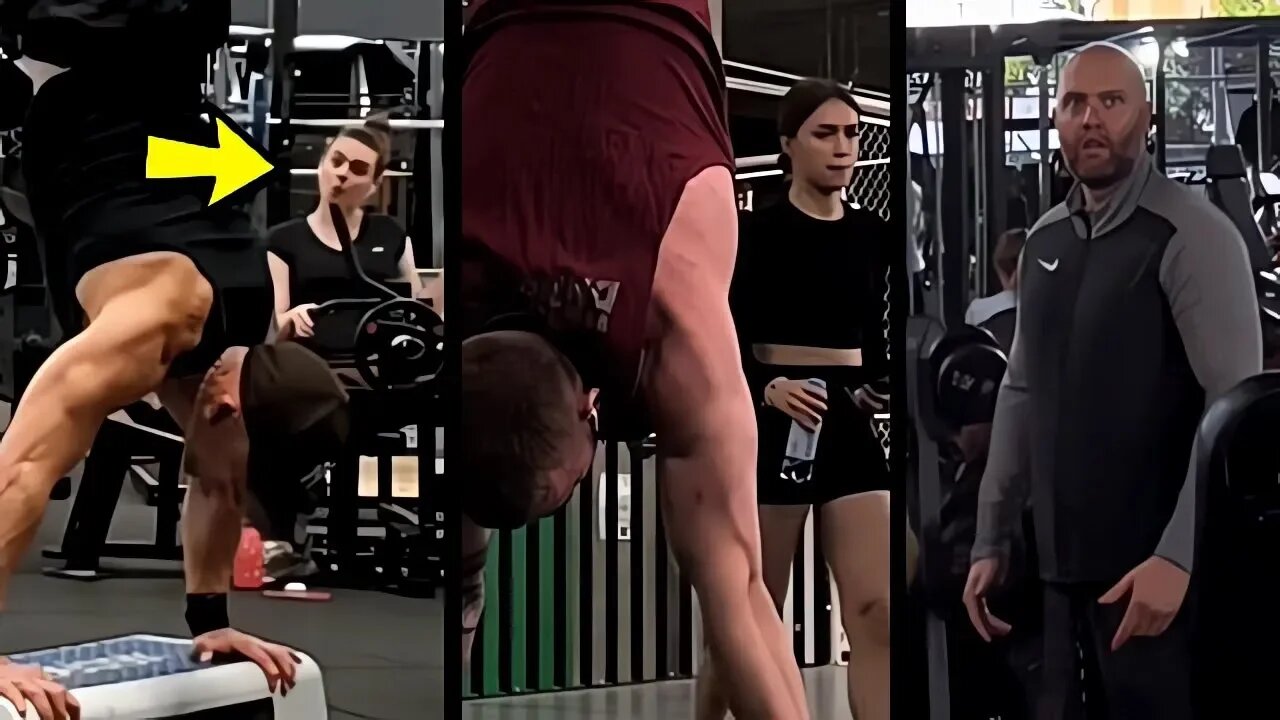 đŸ”¥Scaring People in The Gym With Calisthenics #90