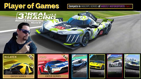 Player of Games: Real Racing 3 Update 13.5: Compete in MULTIPE SERIES of MOSTLY MOTORSPORTS Part 1