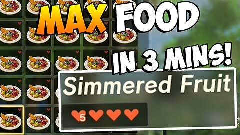 BEST Food Farming & Crafting Method in Zelda TotK