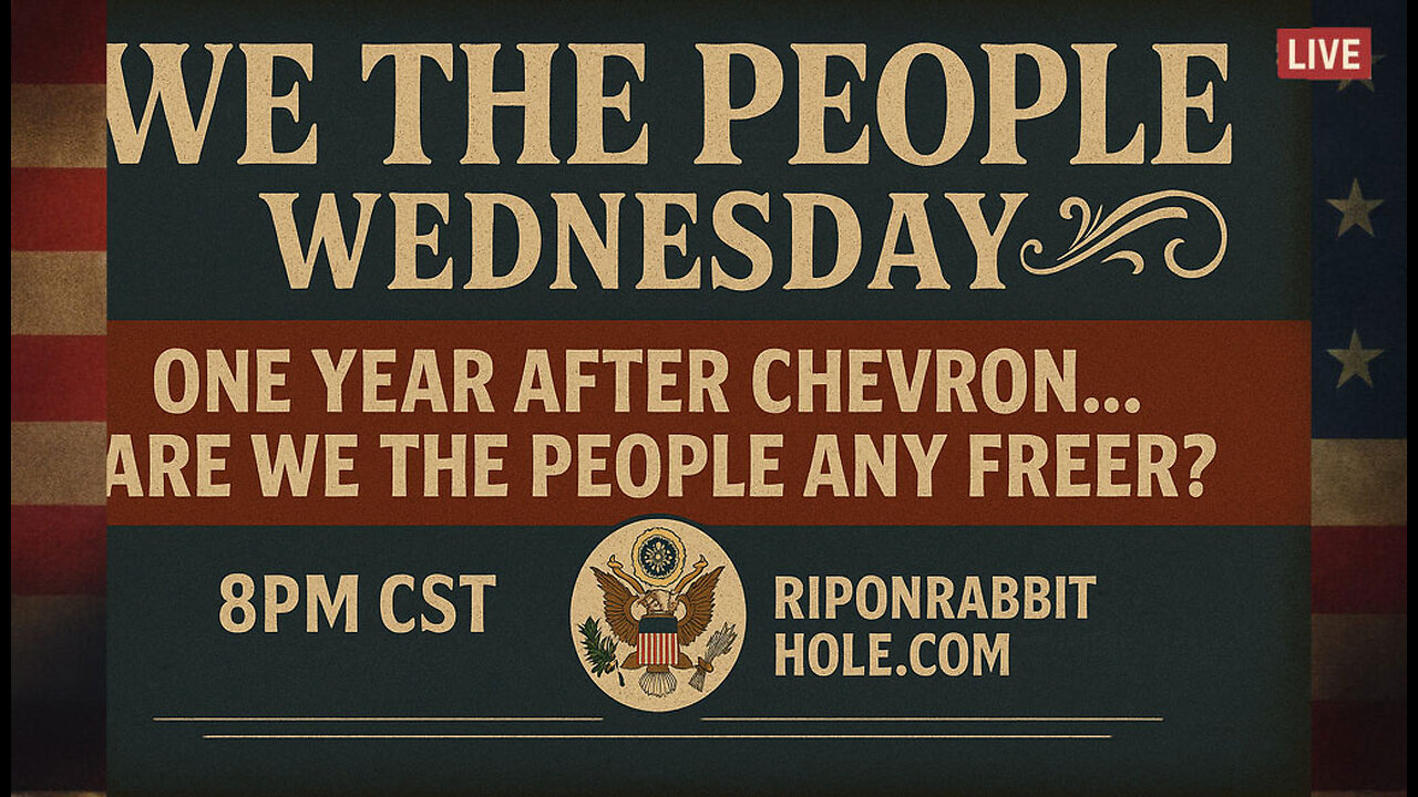 WE THE PEOPLE WEDNESDAY - "Chevron"