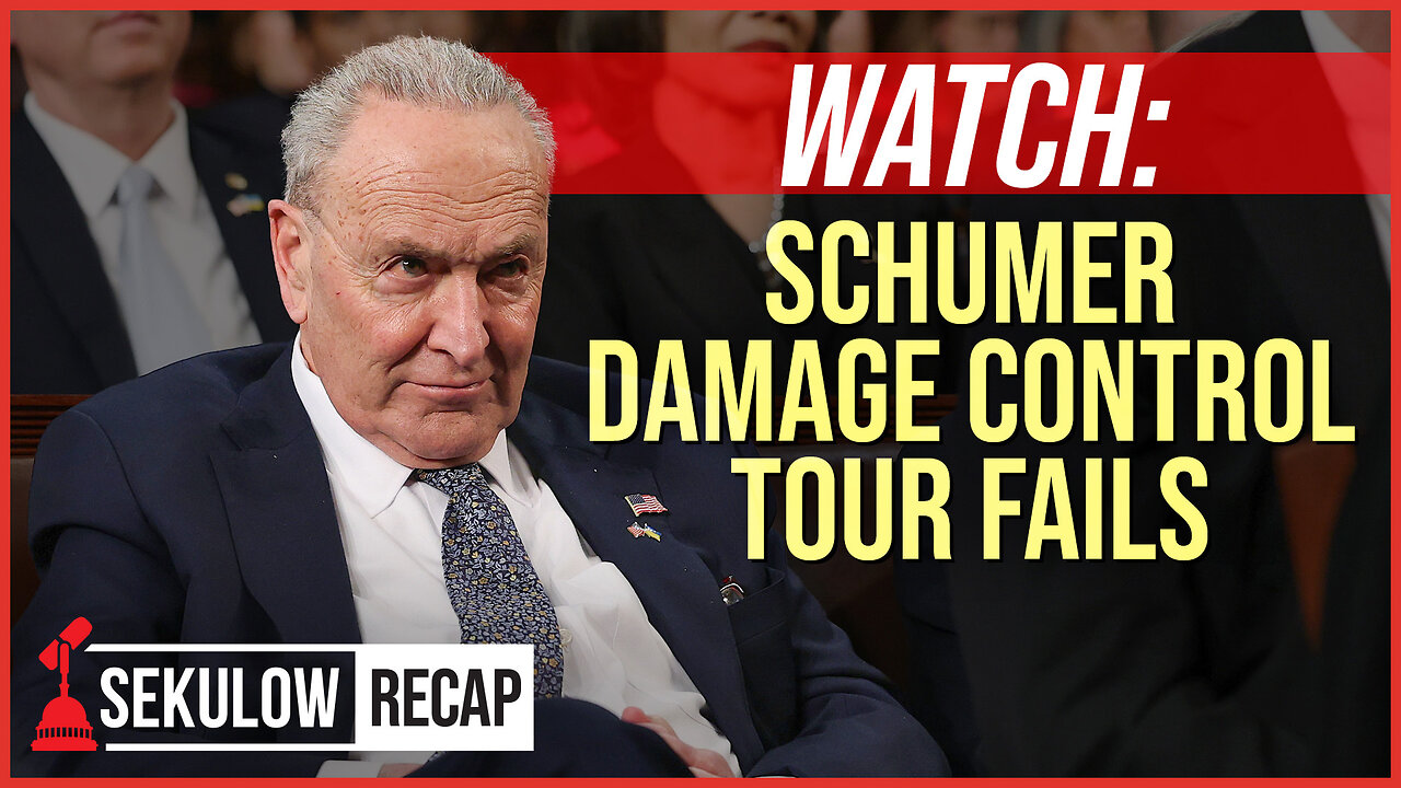 WATCH: Schumer Damage Control Tour FAILS