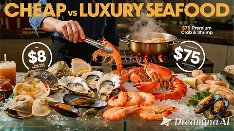 Vietnam_s $8 LIVE Seafood Buffet!! Catch Your Dinner!!