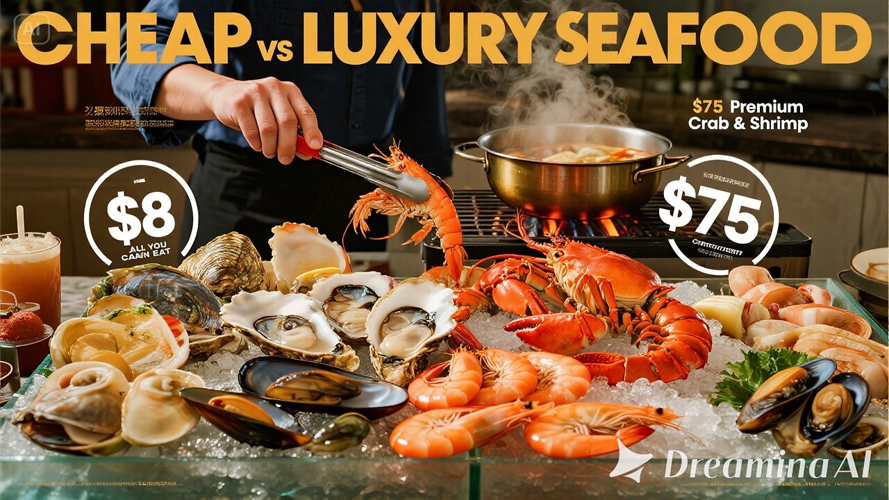 Vietnam_s $8 LIVE Seafood Buffet!! Catch Your Dinner!!