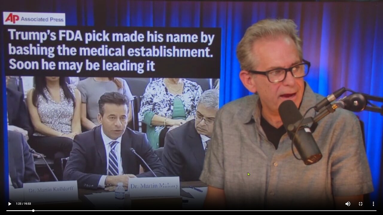 Medical establishment used to be bashed by Trumps FDA pick▮The Jimmy Dore Show