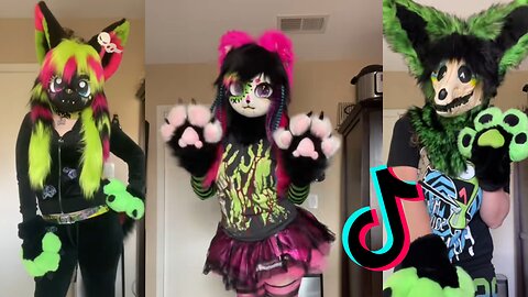 🌈🧟‍♀️ Junebug Cute SCENE Fursuits TikTok Compilation 🧟‍♀️🌈