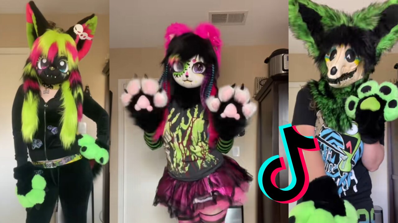 🌈🧟♀️ Junebug Cute SCENE Fursuits TikTok Compilation 🧟♀️🌈