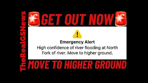 🚨 Emergency Alert Sent Out "DO NOT IGNORE THESE WARNINGS" - Move to HIGHER GROUND NOW!
