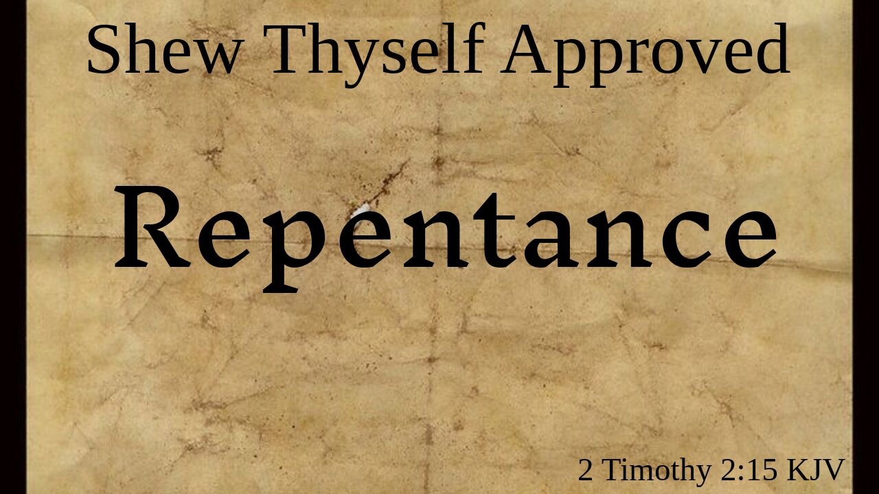 Repentance