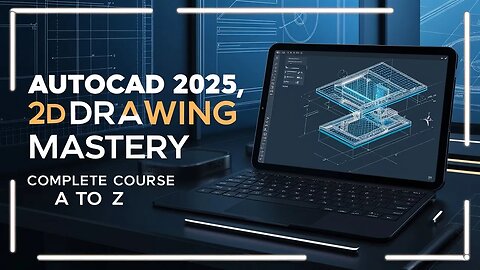AutoCAD 2025 2D Drawing Mastery: Complete Course from A to Z | Create Professional 2D Drawings