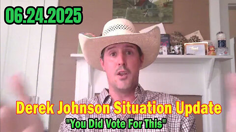 Derek Johnson 06.24.2025:1 MILITARY PLAN JUST BEEN ISSUED, NATIONAL EMERGENCY.