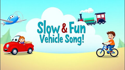 Vehicle Song for Kids 🚗🛳️ | Calm & Fun Transportation Song | ABC Sing & Play