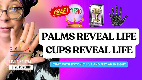 PALMS REVEAL LOVE CUPS REVEAL LIFE ☕✋