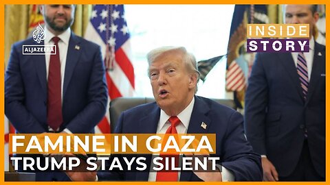Trump Stays Silent On Famine In Gaza