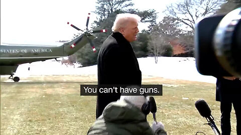 Trump appears to place limits on the 2nd Amendment