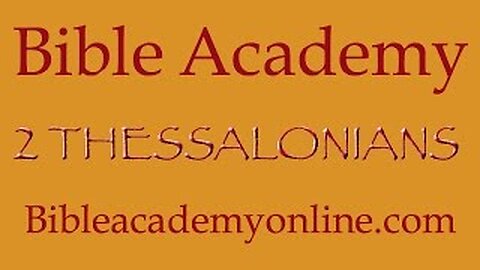 2 Thessalonians Lesson 4