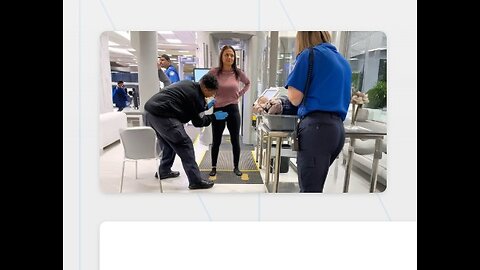 ~When A Tsa Woman Dribbles Down Her Leg~