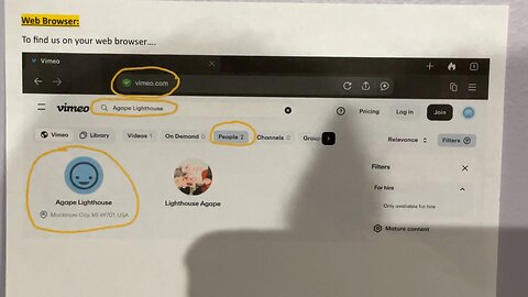 Instructions To Find Us 10.19.25