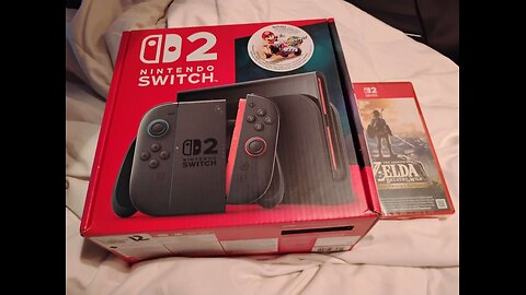unboxing and setting up my switch 2