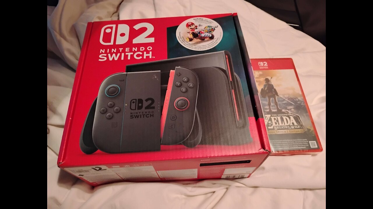 unboxing and setting up my switch 2