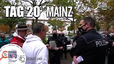 CORONA INFO Tour - Mainz | 2020-10-21 - Tag 20 - Anzeige gegen die Polizei