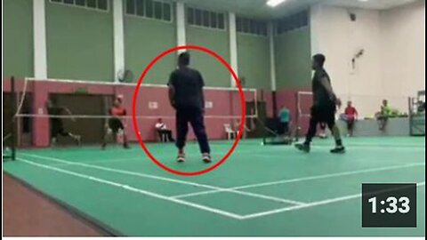 "Unexpected Demise during Badminton Game (2023)"