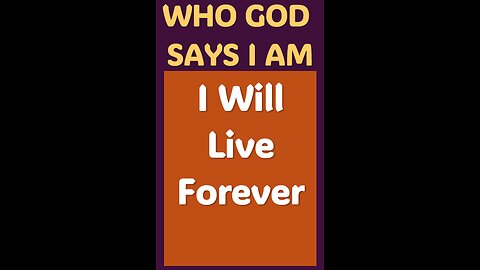 I WILL LIVE FOREVER #wordofgod #Jesus #God #forgiveness #peace #spirituality #power #love #live