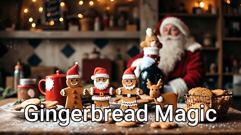 “Xmas Cookie Recipes” (Santa Host) Portrait Format