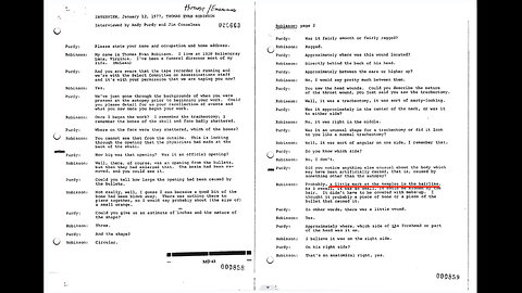 HSCA Interviews Undertaker TOM ROBINSON -saw Humes Raise Saw to JFK's Head