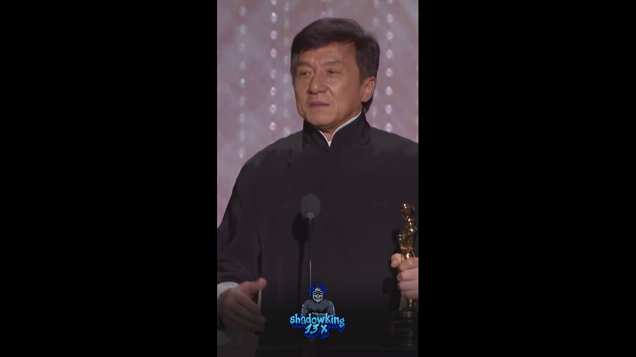 Jackie Chan gives a fantastic speech about realizing goals