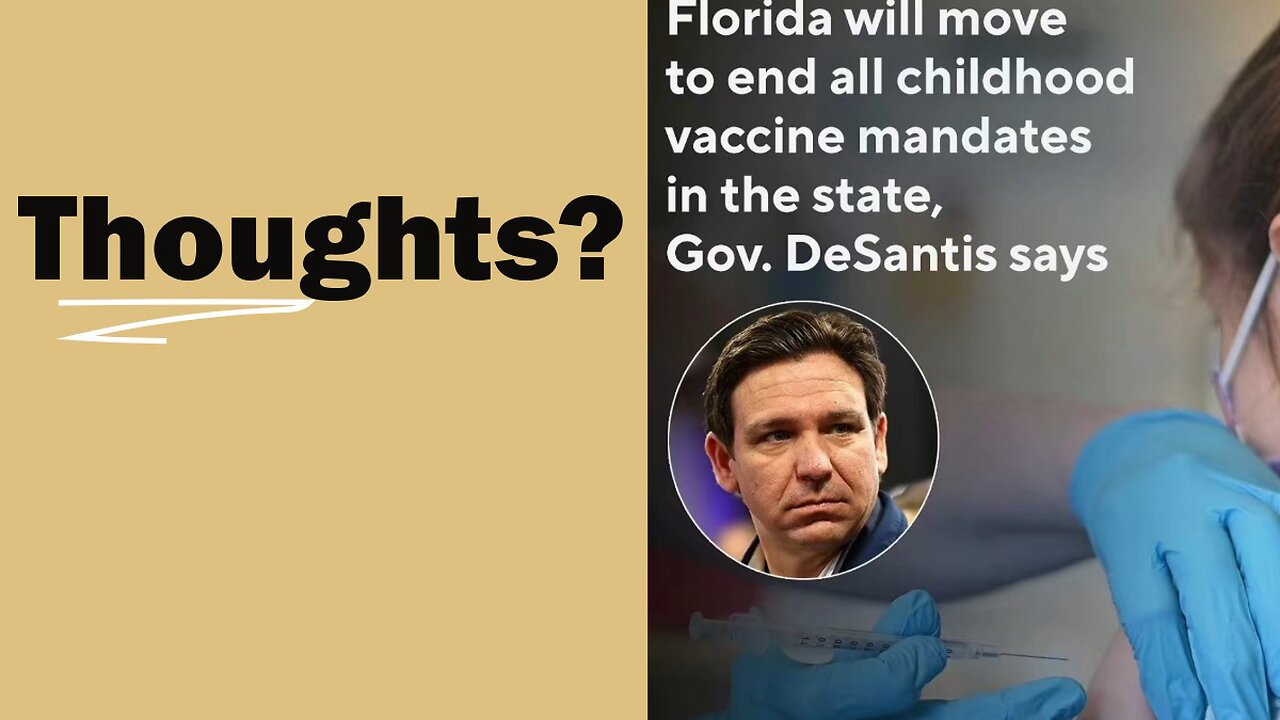 No More Vaccines for kids in Florida?! Thoughts?| Release the Files!- Survivors Speaks Out