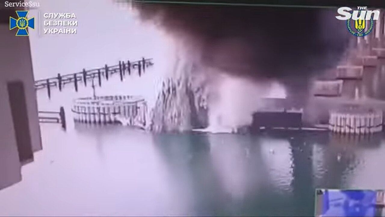 Ukraine special ops blast Putin’s beloved Crimean Bridge with underwater bombs ‘planted MONTHS ago’