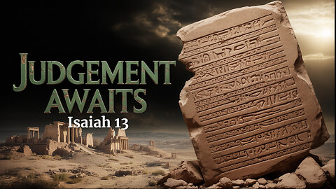 Isaiah 13: Judgement Awaits!