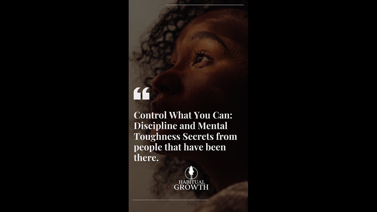 🎯 CONTROL WHAT YOU CAN.