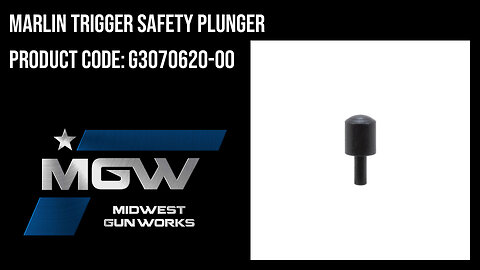 Marlin Trigger Safety Plunger - G3070620-00
