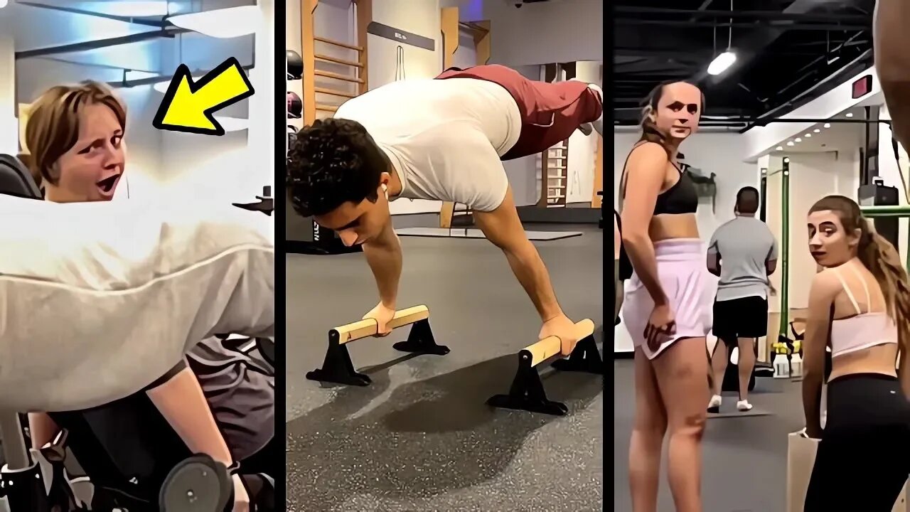 đŸ”¥Scaring People in The Gym With Calisthenics #103