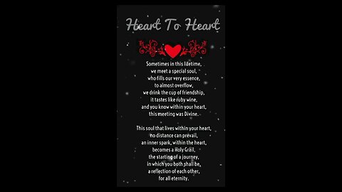 heary to heart l this is very special