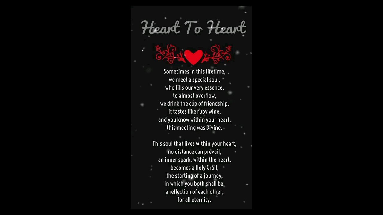 heary to heart l this is very special