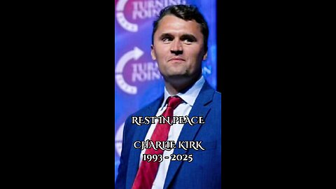 🚨 Charlie Kirk ASSASSINATED...