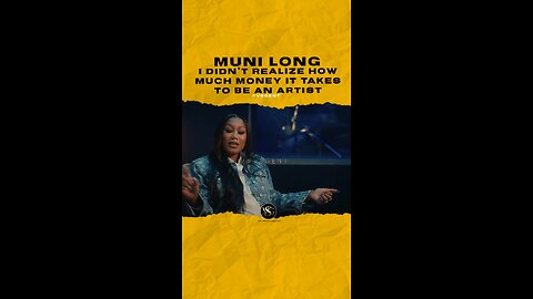 @munilong I didn’t realize how much money it takes to be an artist.